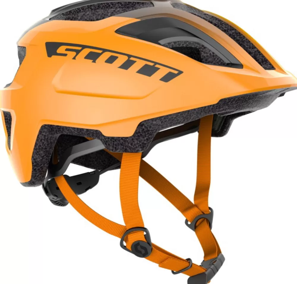 Scott Cykelhjelme | Spunto Junior Plus (MIPS) Hjelm - Orange fire orange