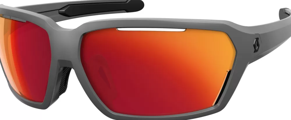 Scott Cykelbriller | Vector Cykelbrille - Grå/Rød grey/red chrome