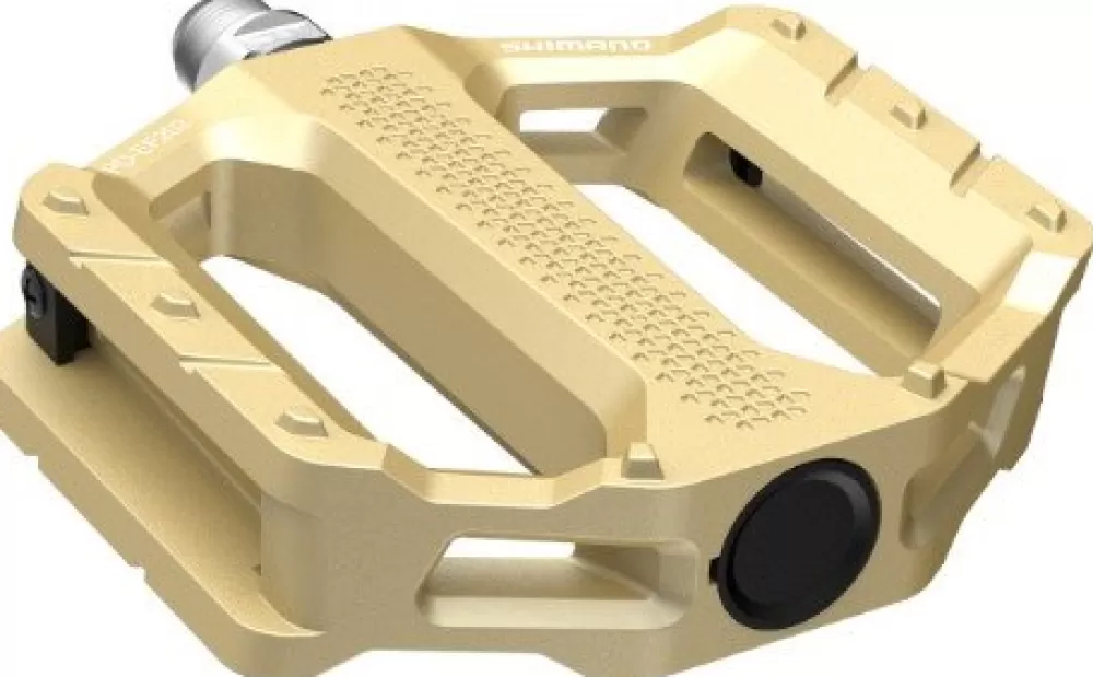Shimano Pedaler & Klamper*Pedal Flat PD-EF202 - Guld