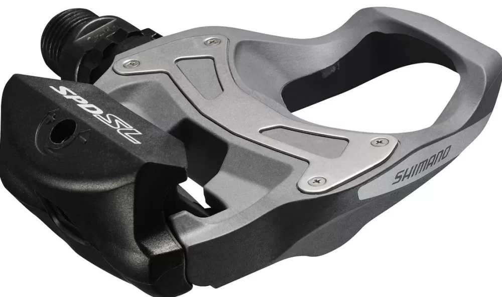 Shimano Pedaler & Klamper*SPD-SL PD-R550 LVG Racer Pedal Inkl. Klamper - Grå