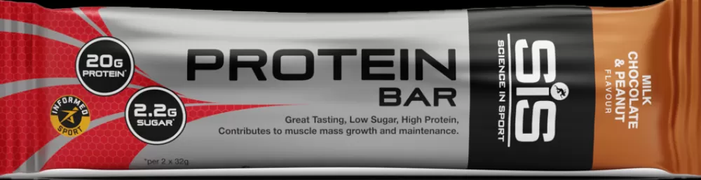 Science in Sport Energiprodukter | Spinning*SIS Protein Bar Milk Chocolate & Peanut 64g