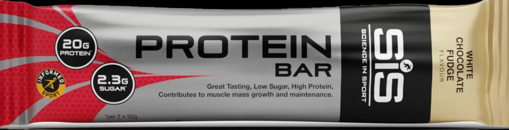 Science in Sport Energiprodukter | Spinning*SIS Protein Bar White Chocolate Fudge 64g