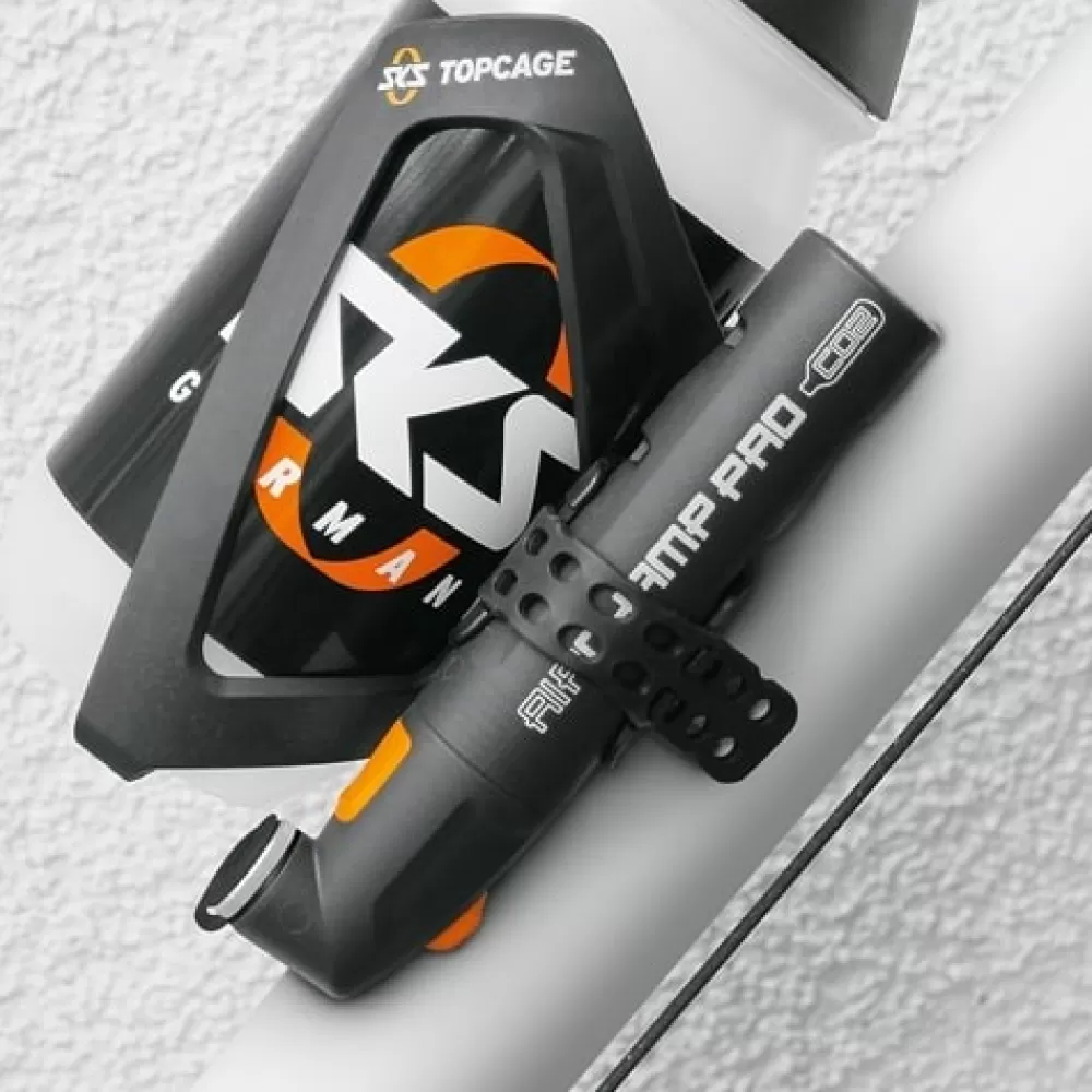 SKS Cykelpumper | Airchamp Pro Co2 Minipumpe Multi Ventil - Sort