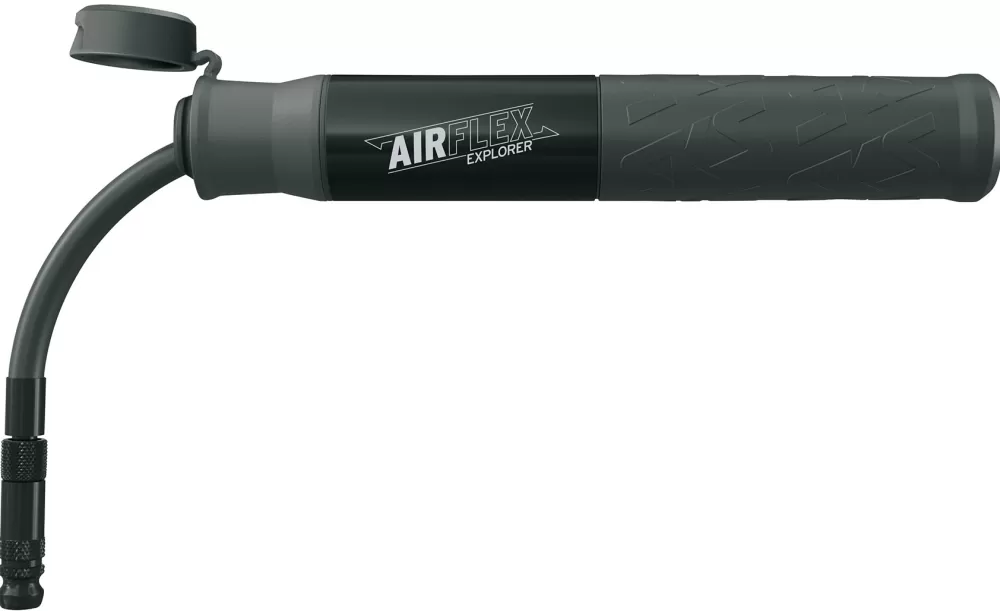 SKS Cykelpumper | Airflex Explorer Minipumpe 205mm 5bar/73psi Almindelig & Racerventil - Sort