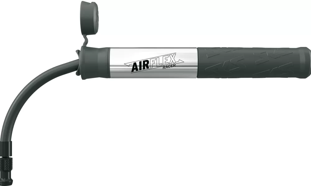 SKS Cykelpumper | Airflex Racer Minipumpe 196mm 8bar/115psi - Racerventil - Sølv