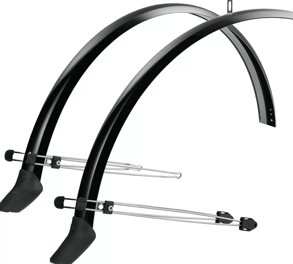 SKS Cykelskærme*Commuter Skærmsæt 26"-27.5" 60mm Inkl. Stivere -