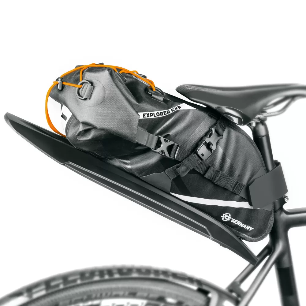 SKS Cykeltasker*Explorer EXP Sadeltaske 57.5x16.5x34.5cm 13l 500g - Inkl. Skærm