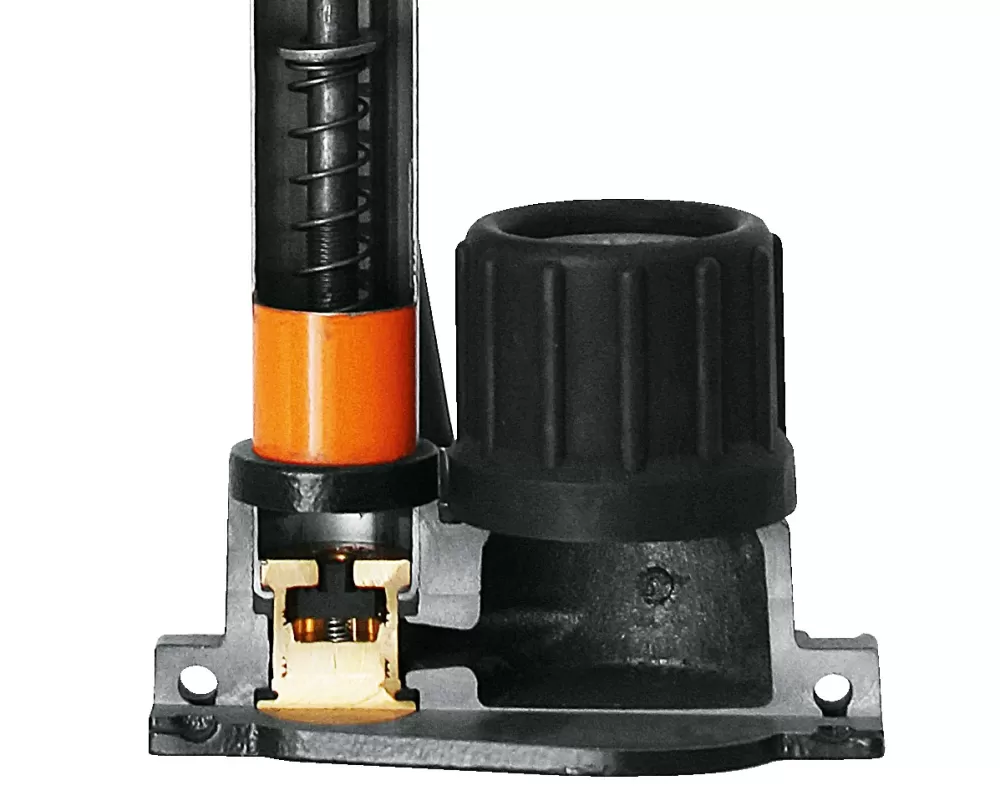 SKS Cykelpumper | Rennkompressor Fodpumpe MV Hoved Multi Ventil 16bar/230psi - orange