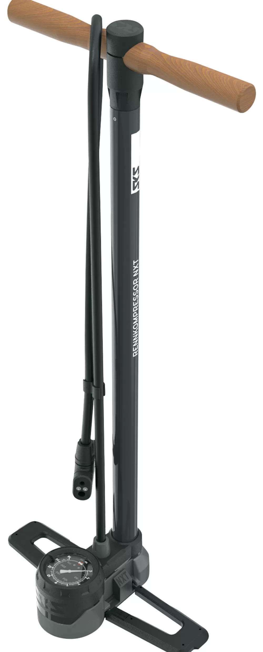 SKS Cykelpumper | Rennkompressor NXT MV Hoved 16bar/230psi - Sort