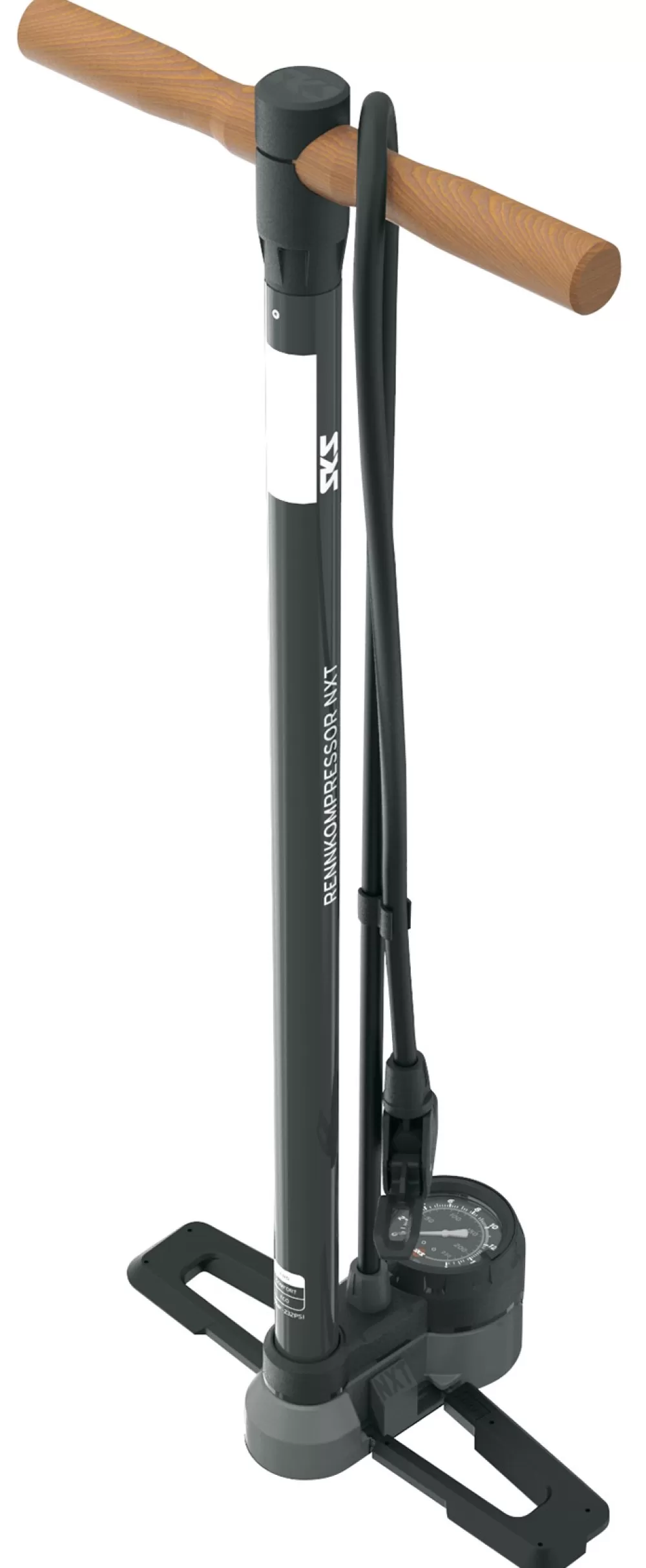 SKS Cykelpumper | Rennkompressor NXT MV Hoved 16bar/230psi - Sort