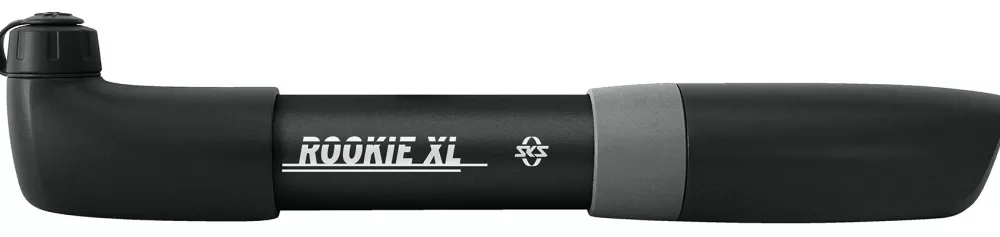 SKS Cykelpumper | Rookie XL Minipumpe 227mm Multi Ventil 5bar/73psi - Sort