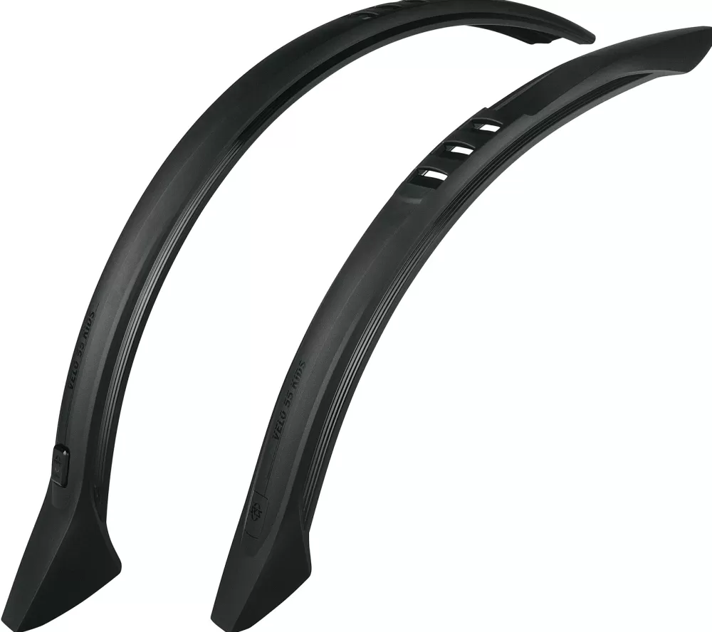 SKS Cykelskærme | Velo 55 Kids Skærmsæt 20" X 55mm U. Stivere Sort