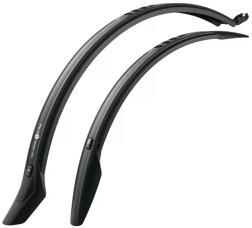 SKS Cykelskærme | Velo 47 Trekking Skærmsæt 700c X 47mm U. Stivere - Sort