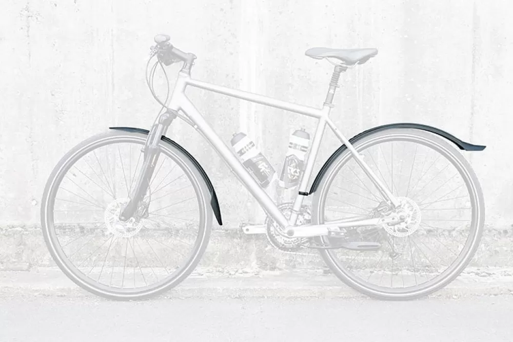 SKS Cykelskærme | Velo 47 Trekking Skærmsæt 700c X 47mm U. Stivere - Sort