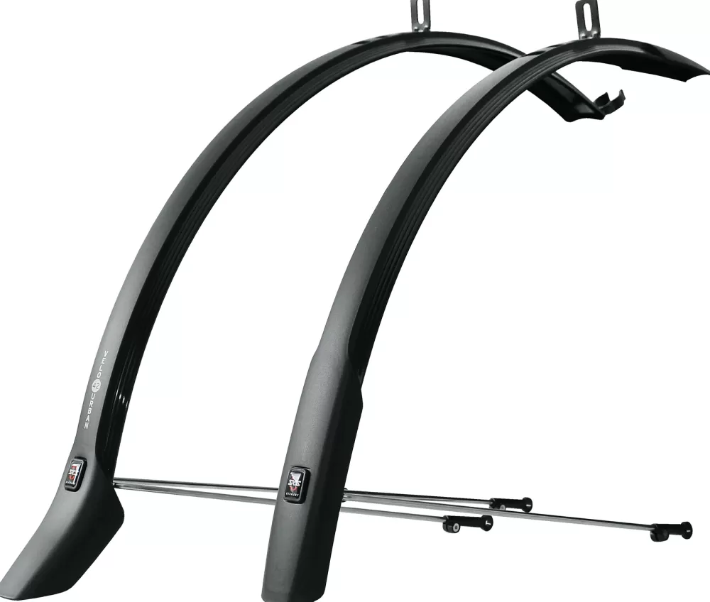 SKS Cykelskærme | Velo 42 Urban Skærmsæt 700c X 42mm Inkl. Stivere - Sort