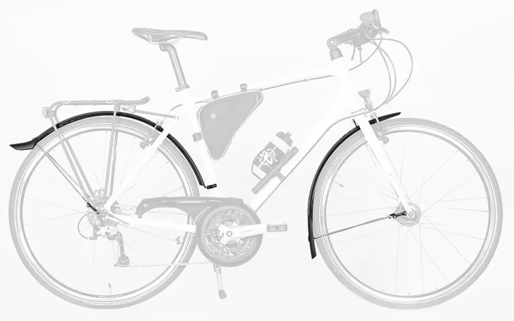 SKS Cykelskærme | Velo 42 Urban Skærmsæt 700c X 42mm U. Stivere - Sort