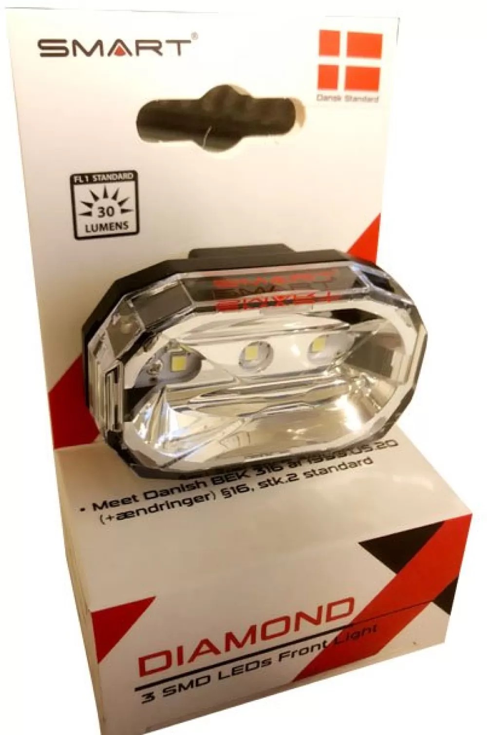 Smart Cykellygter | Diamond Super Led Forlygte (30 Lumens)