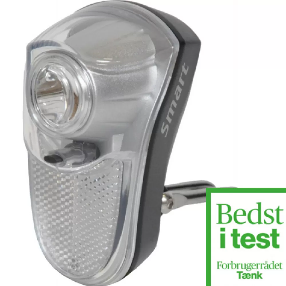 Smart Cykellygter | Forlygte 0,5W M. Refleks. (TESTVINDER)