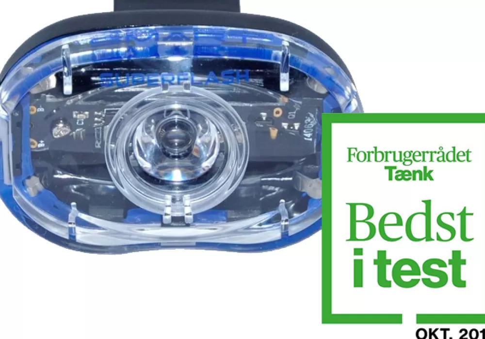 Smart Cykellygter | Superflash 0.5 Watt Forlygte (TESTVINDER)