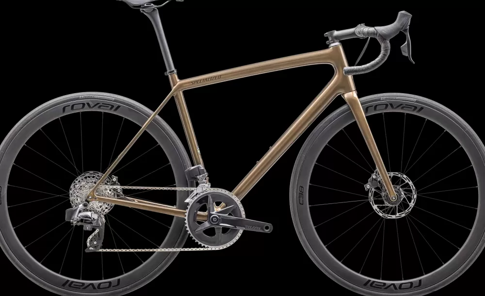 Specialized Racercykler | Aethos Expert - Rival ETap AXS 2025 - Brun Gloss Burnt Gold Metallic / Doppio