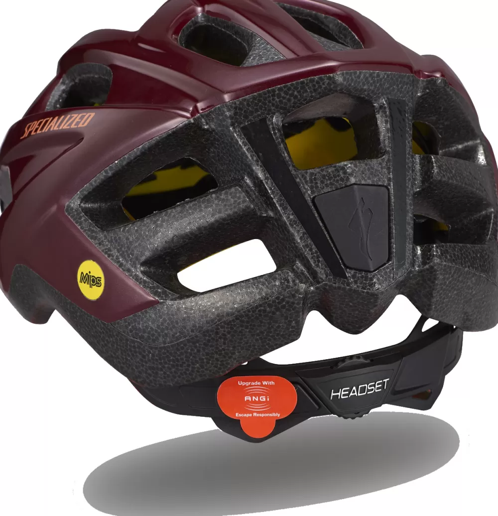 Specialized Cykeltøj Til Kvinder | Cykelhjelme | Chamonix 2 MIPS Cykelhjelm - Rød Gloss Maroon
