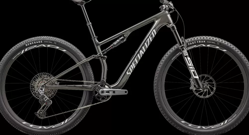Specialized Mountainbikes | Epic 8 Expert 2025 - Grå Gloss Carbon/Black Pearl White