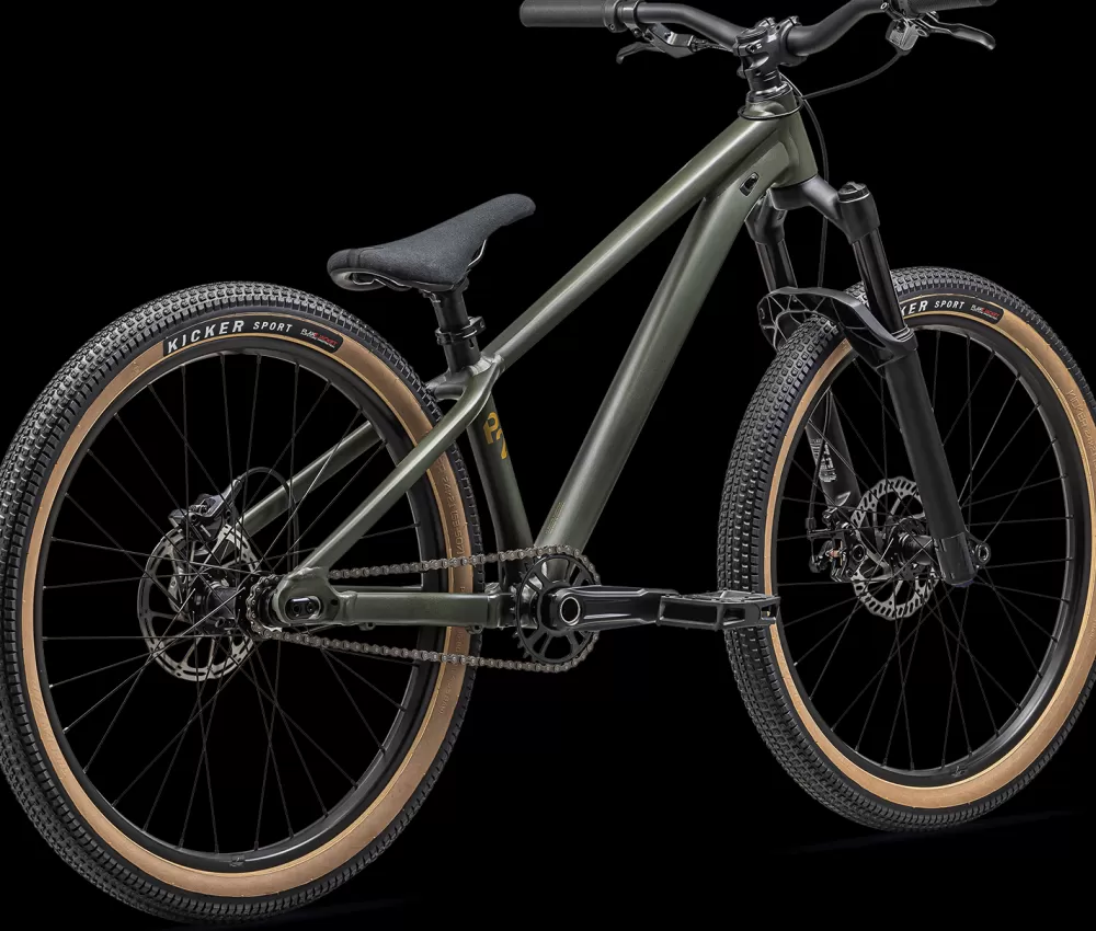 Specialized Børnecykler | Mountainbikes | P.2 2024 - Grøn SATIN DARK MOSS OVERSPRAY / OAK GREEN / HARVEST GOLD