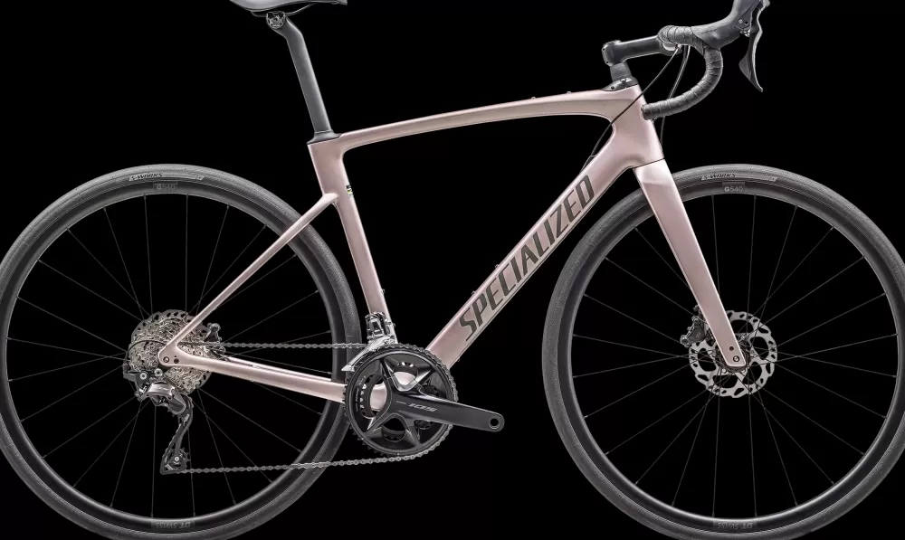 Specialized Racercykler | Roubaix SL8 Sport 105 2025 - Brun Gloss Champagne / Smoke