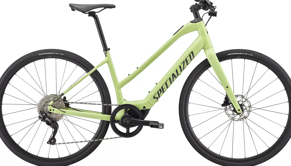 Specialized Elcykler | Turbo Vado SL 4.0 Step-Through 2023 - Grøn Limestone / Black Reflective