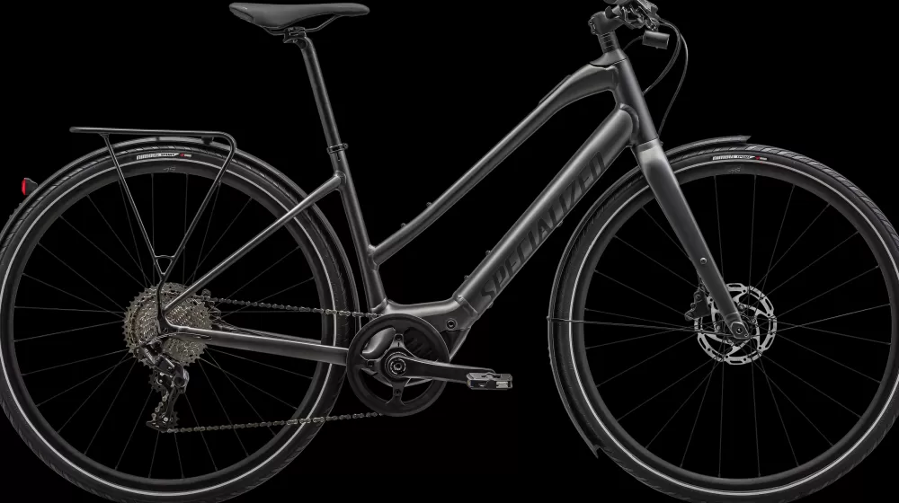 Specialized Elcykler | Turbo Vado SL 4.0 Step-Through EQ 2024 - Sort Smoke / Black Reflective