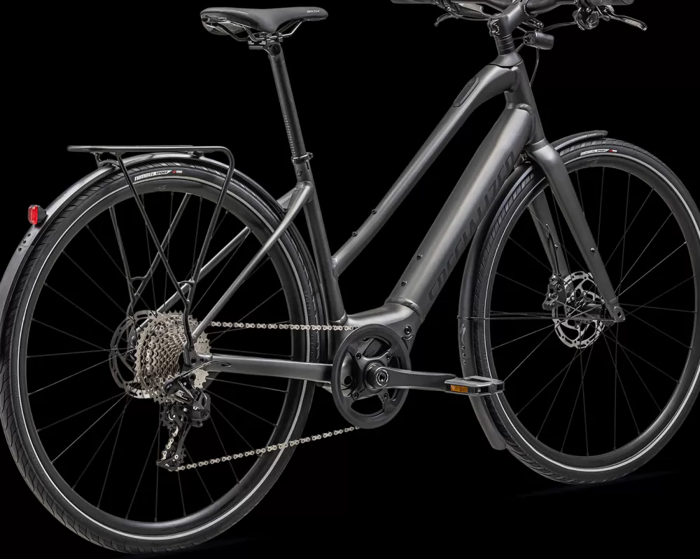 Specialized Elcykler | Turbo Vado SL 4.0 Step-Through EQ 2024 - Sort Smoke / Black Reflective