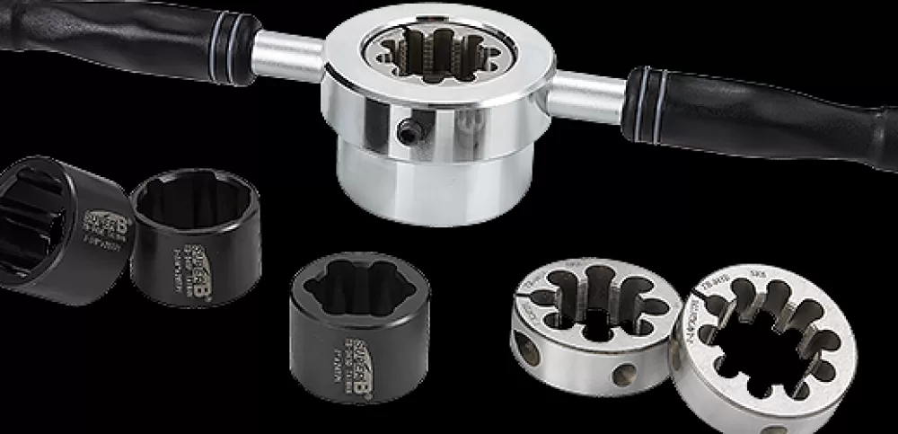 SuperB Bike Tools Værktøj*SuperB Fork Threading Set - Forgaffel Gevindskærer