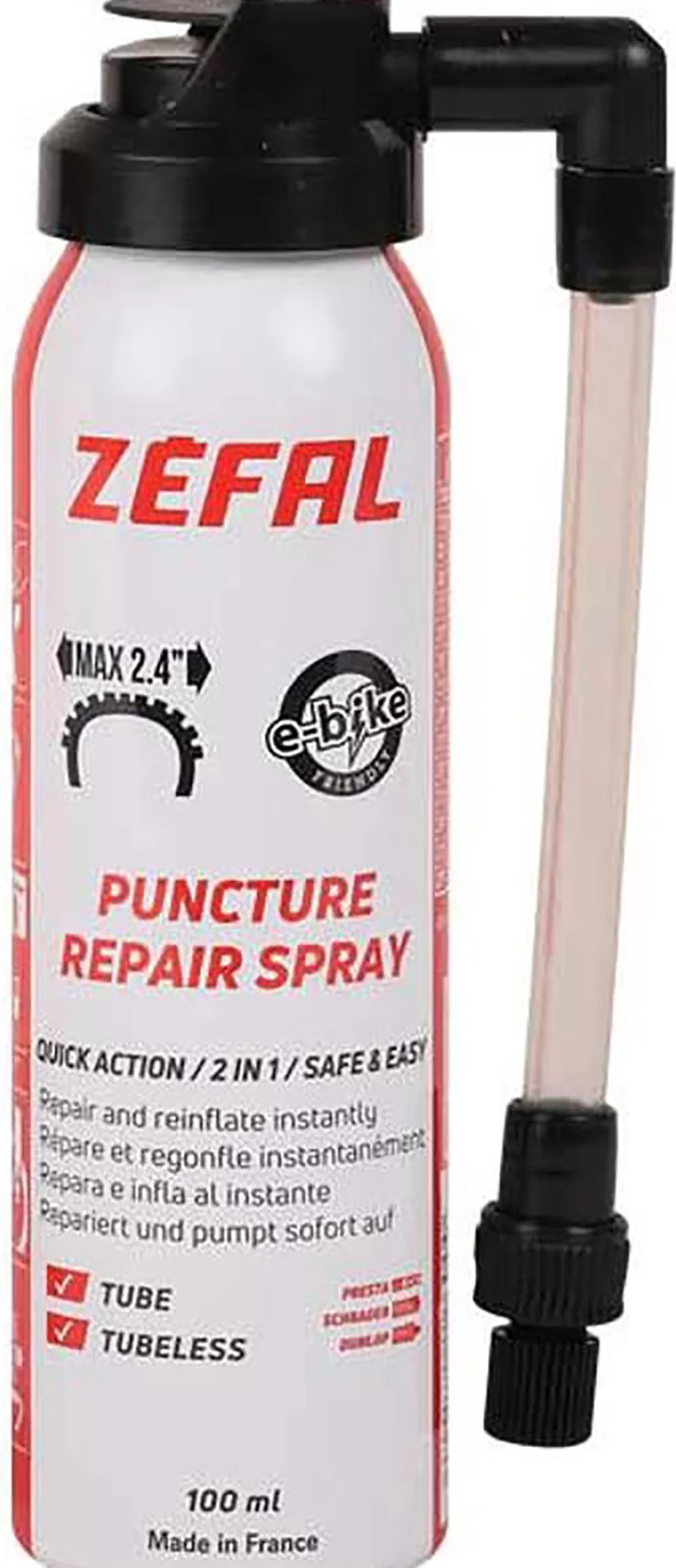 Zefal Lappegrej*ZÉFAL Repair Kit Repair Spray 100 Ml (Ebike)